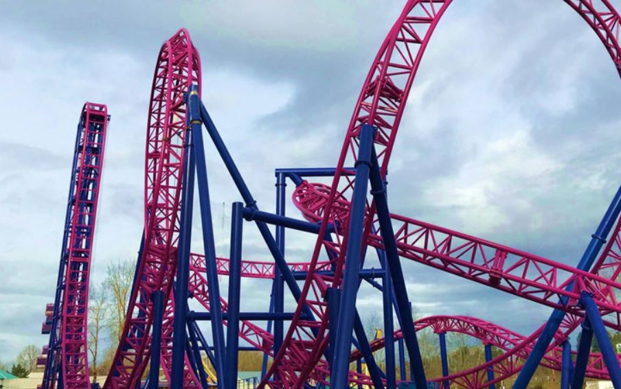 New extreme Oaks Park roller coaster has past vertical drop